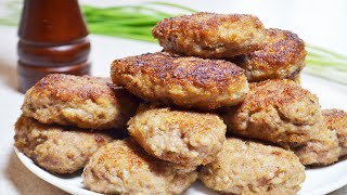 Classic recipe for Homemade Cutlets Juicy, Tender and the most delicious cutlets!