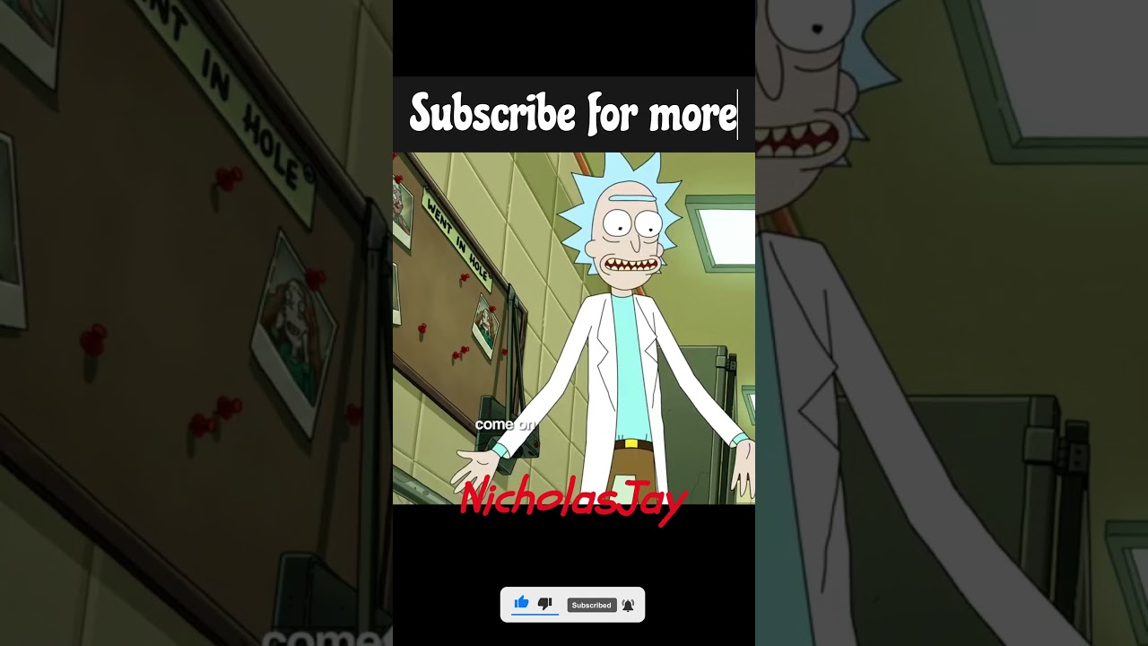 You're IRREPLACEABLE | Rick and Morty | #shorts #rickandmorty