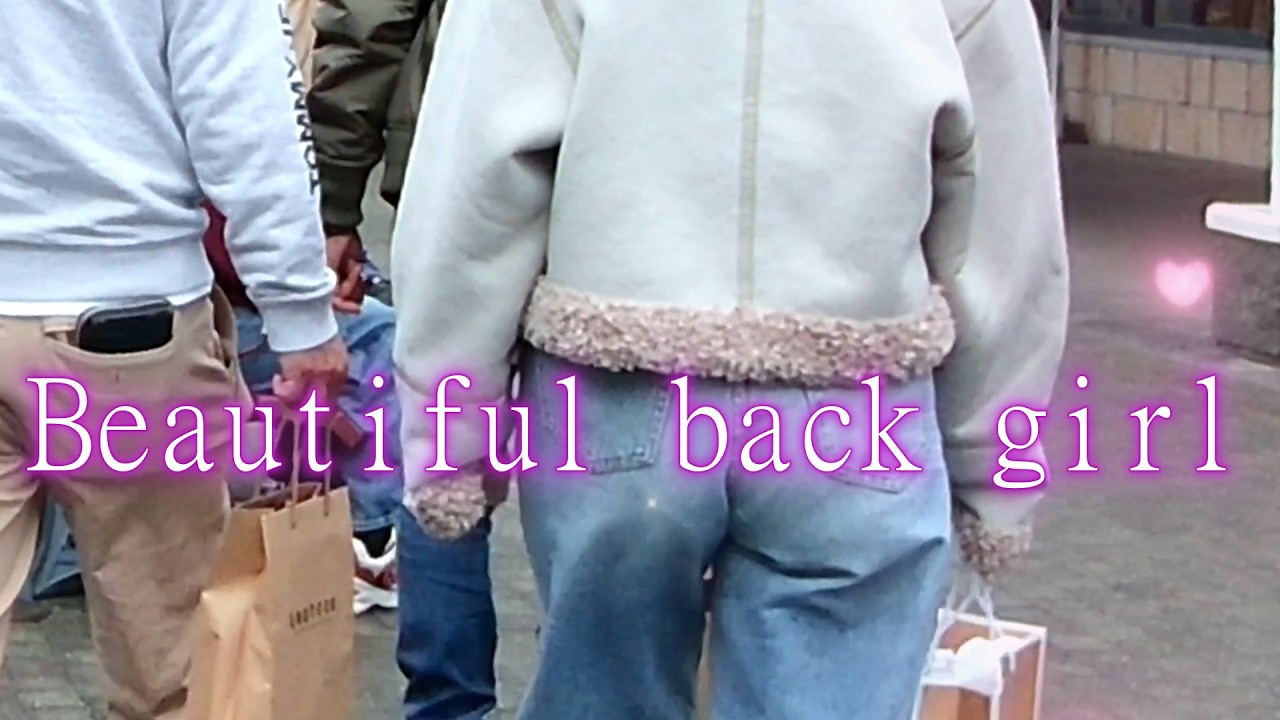 Джинсовая V-образная форма, вид сзади 022