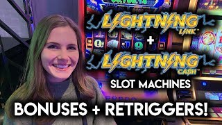 Lightning Cash High Stakes! BONUSES! Nice Re-Triggers! screenshot 5