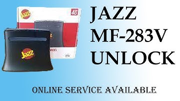 jazz MF283V unlock for all Network