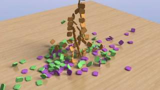 Game engine physics and some shiny reflections - Blender 2.5