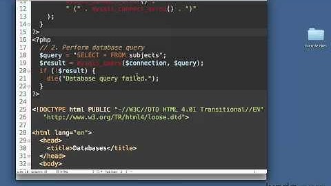 087  Извлечение данных из MySQL  (Lynda.com) Изучаем php