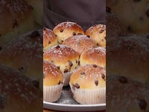 Bollitos con chocolate para el frío  #mexico #receta #panadería