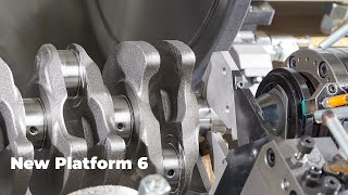 Impressive high-speed crankshaft grinding machine | JUNKER | JUCRANK