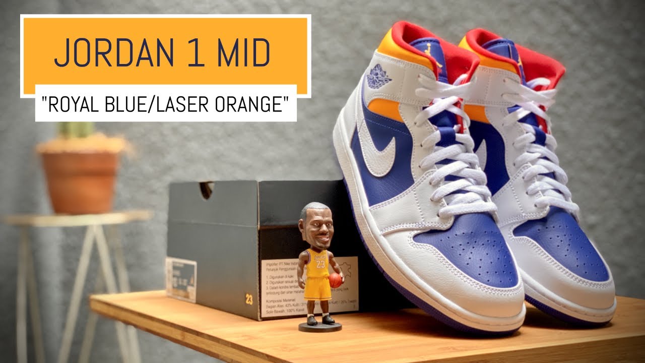 jordan 1 blue laser orange