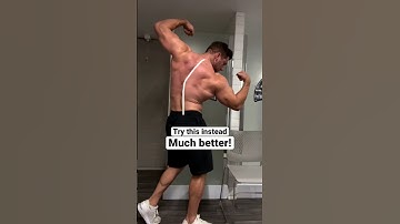 Fixing your back posing for better aesthetics