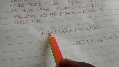 Continuously decreasing annuities"solved example"