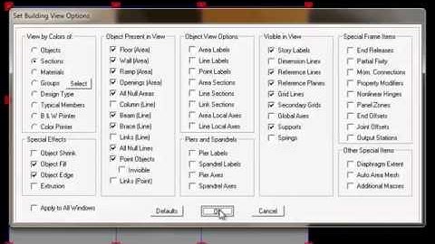 Etabs - Khai báo các loại tải trọng thẳng đứng