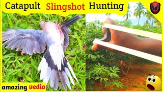 Ná Cao Su Tập 6 - Catapult slingshot hunting #6 bushcraft, Slingshot Vietnam,