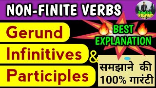 Gerund Infinitive Participle | Non-Finite Verbs: Infinitives Gerunds \& Participles | English Grammar