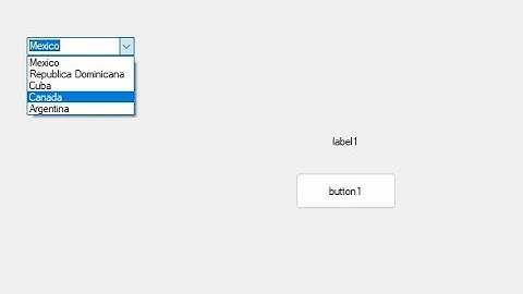 Windows Forms C# - ComboBox