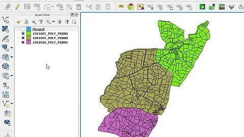 QGIS - Union/Combine Shapefiles - Merge Vector Layers - Method I
