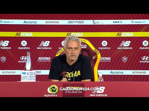 Conferenza stampa Mourinho pre Roma-Udinese: "Dobbiamo lavorare di più, guardiamo al futuro"