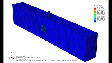 FEM with crack propagation, material and geometric nonlinearity
