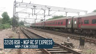 C L W MADE || 22126 ASR -- NGP AC SF EXPRSS || TILAK BRIDGE