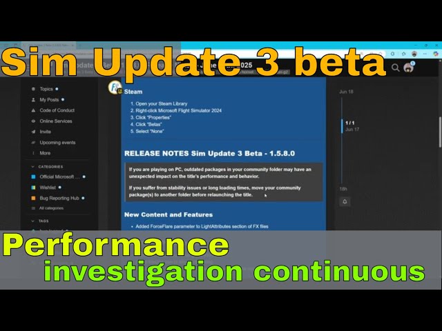 🔥 MSFS 2024 Sim Update 3: Performance FIXES & A NEW FEATURE! ✈️ (Beta 1.5.8.0 Deep Dive)