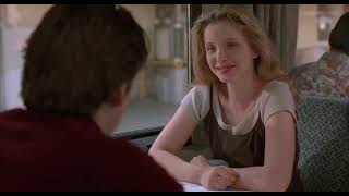 Before Sunrise (1995) Train Scene Jesse asks out Celine | HD