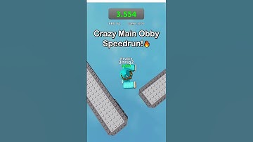 🔥CRAZY Main Obby Speedrun!🔥 #errorstimetrial3