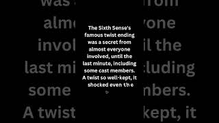 "Sixth Sense" SECRET...?! #movie #sixthsense #movietrivia #cinematic #plottwist