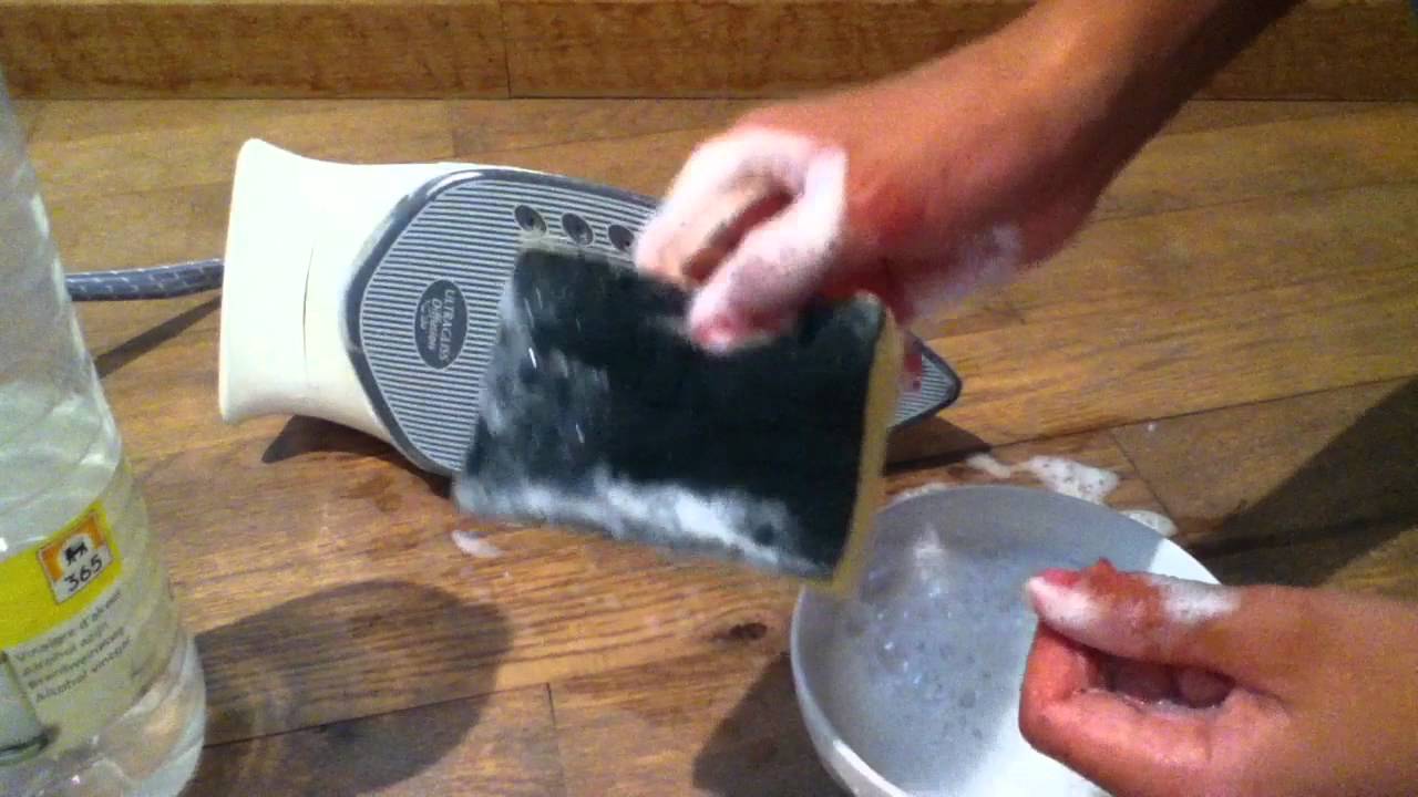 comment nettoyer un fer a repasser brulé