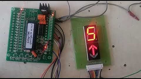 7 Segment Lop Display Testing Card Setup