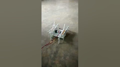 klann linkage based eight leg walking robot mechanical Engineering project