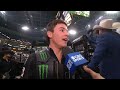 John Crimber rides Hookie Monster for 88.40 Points then dances like his dad | PBR UTB Highlight