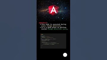 What is ngDoCheck & ngOnDestroy?#shotrs #typescript #angular #javascript #coding #code #interview