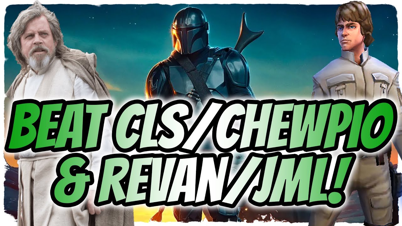 Beskar Mando Is Legit! Defeat JML and CLS with Chewpio SWGOH