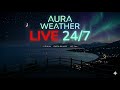 LIVE US Weather Radar & Alerts — Aura Weather 24 + Ambient Chill Atmosphere Music