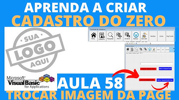 Trocar Imagem de Fundo Page Controle Multipage Formulario Excel VBA | Cadastro do Zero Excel Aula58