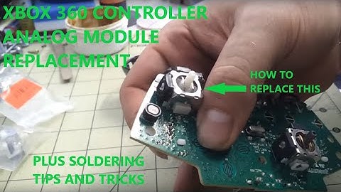XBOX 360 CONTROLLER ANALOG MODULE REPLACEMENT [REPAIR]