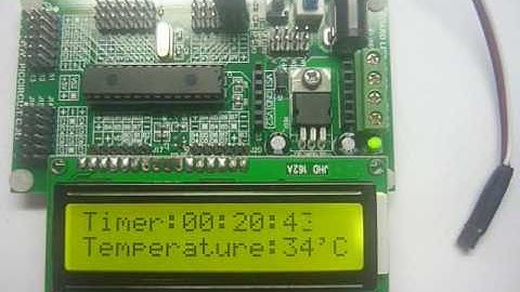 Code 01 - Timer & Temperature Display