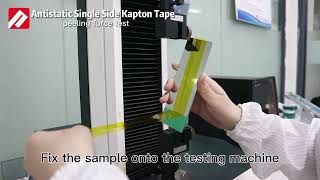 Testing the Peel Strength of Anti-Static Single-Sided Tape | Adhesive Performance Test