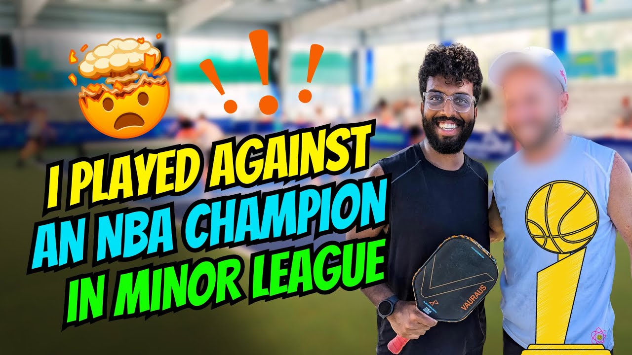 NBA CHAMPION Takes On Pickleball!!!!! 🤯🤯🤯 | Minor League Pickleball