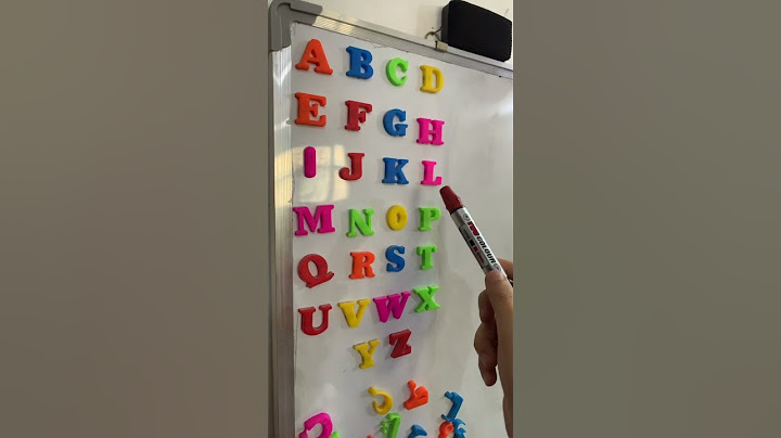 الحروف الانكليزية
