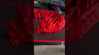 Love this Flexi Factory FLEXI PRINT-IN-PLACE IMPERIAL DRAGON! #dragon #3dprint #3dprinted #3dprinter