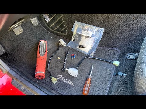 Mazda MX5 Miata CLUTCH SWITCH replacement and bypass instructions.