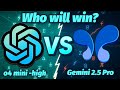 OpenAI o4-mini-high vs Gemini 2.5 Pro Maths Comparison Who will win?