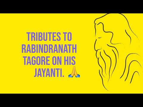 Rabindranath Tagore Jayanti Status |  Rabindranath Tagore Whatsapp Status Video