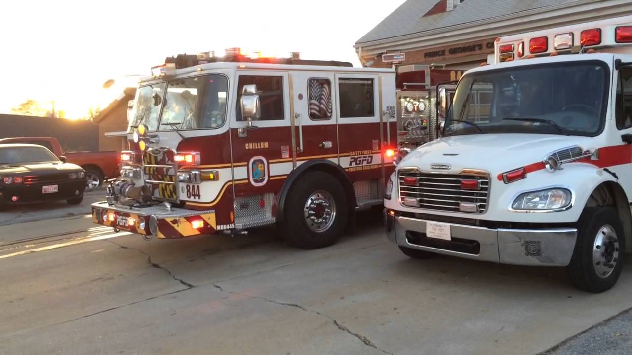 Pgfd Engine 845 2014 PGFD Engine 844 responding to 34Box Alarm - YouTube