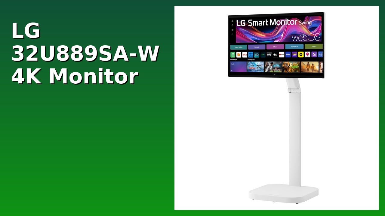 REVIEW (2026): LG 32U889SA-W 4K Monitor. Features. - YouTube