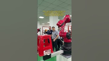 Spray robot arm span 1.5m and load 10kg. #industrial robot #six-axis robot #factory