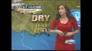 WWL TV Eyewitness News Weekends -  Alexandra Cranford's Debut (10-20-2012)