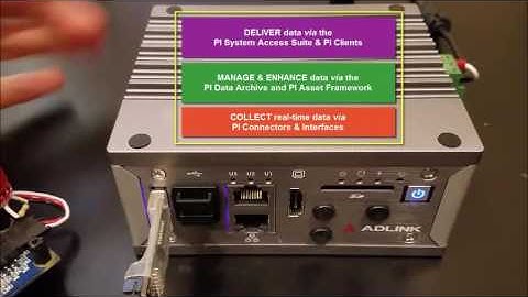 Real-time IoT using the PI System for edge gateways and the ADLINK Industrial IoT Gateway