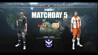 NAPL Season 1 MD5 - D.C. Diplomats (2-1-1 - 7 pts) vs Los Angeles Aztecs (2-1-1 - 7 pts)