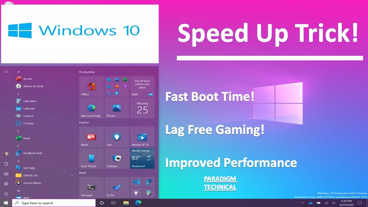 How to Speed Up Your Windows 10 Performance [best settings] 369 - YouTube