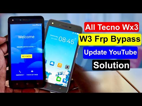 All Tecno wx3, w3x Frp Bypass | Remove wx3 google remove |  Update Youtube Solution