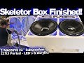 The "Skeletor" Box Finished! 2 Gigantic 24" Sundown ZV5 Subwoofers, Ported, Edge Lit Acrylic, BASS!